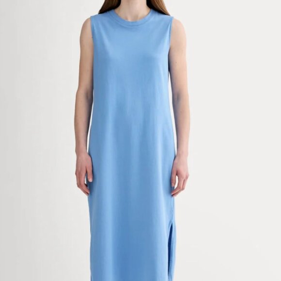 FINAL SALE: Everlane The Weekend Tank Dress in Blue Opal - Picture 1 of 9